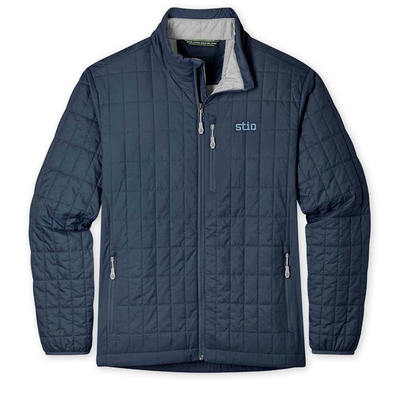 STIO Men's Azura Insulated Jacket Mountain Shadow Blue Size XL - Picture 1 of 12
